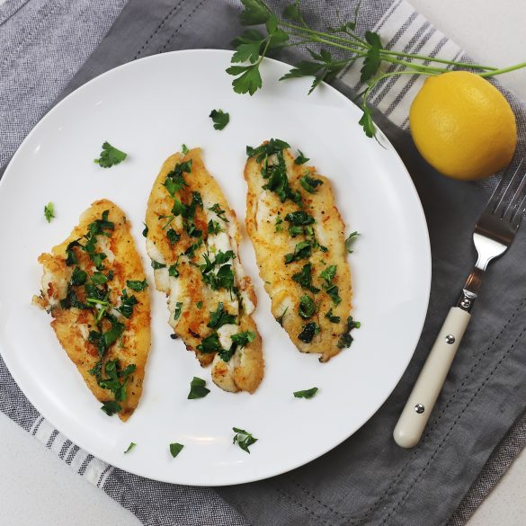 Sole Meunière Butter and Lemon Sauce